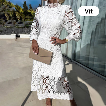 ✨New Arrival✨Women's Elegant Long-Sleeve Lace Dress